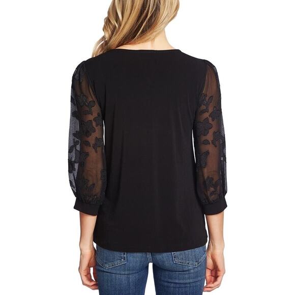 Cece Lace-sleeve Top New with Tags - Picture 3 of 5